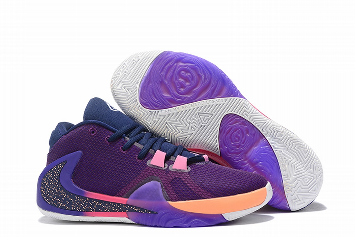 Nike Freak 1 Shoes Purple Grape